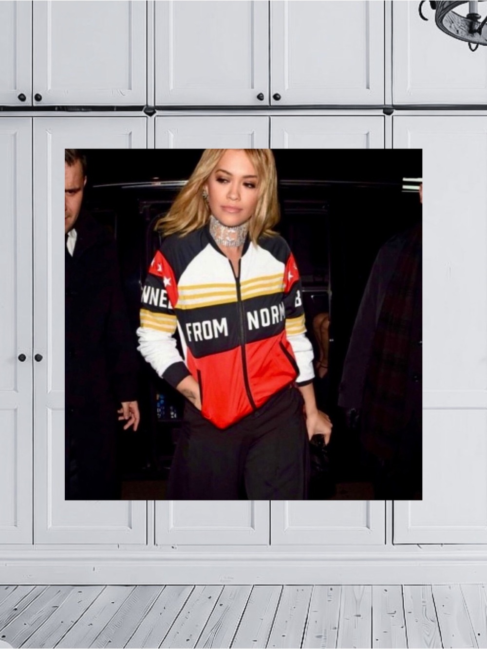 Rare Adidas Original x Rita Ora Banned From Normal Bomber Jacket Sz Small